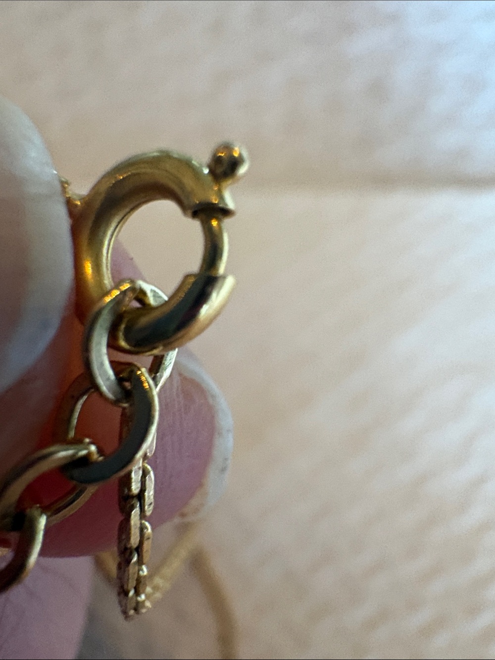 Christian Dior, 14-16” gold vintage crystal Heart Pendant Necklace - Picture 7 of 9